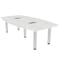 Skutchi Designs 45.25 in W, 84 in L, 29 in H, Engineered Wood Top, White H-BOT-4684-PT-WC-EL - alternate 1